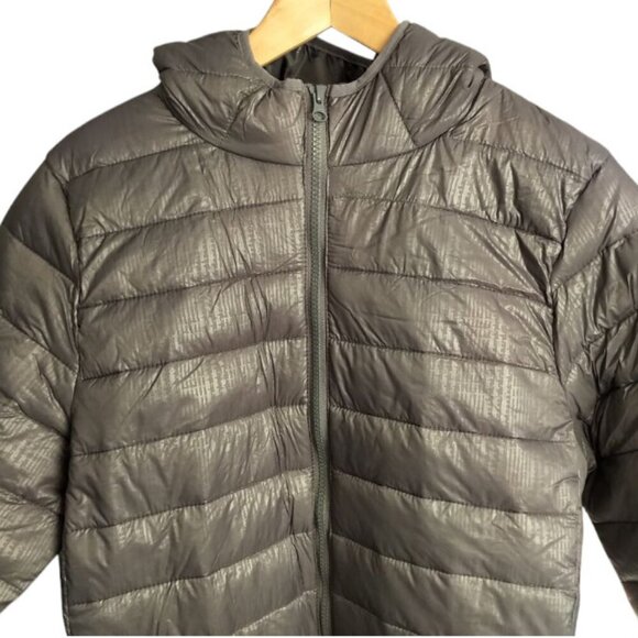 NWT WIND RIVER Mid-length Puffer Parka Light-weight Hooded Jacket Gray - Picture 4 of 16